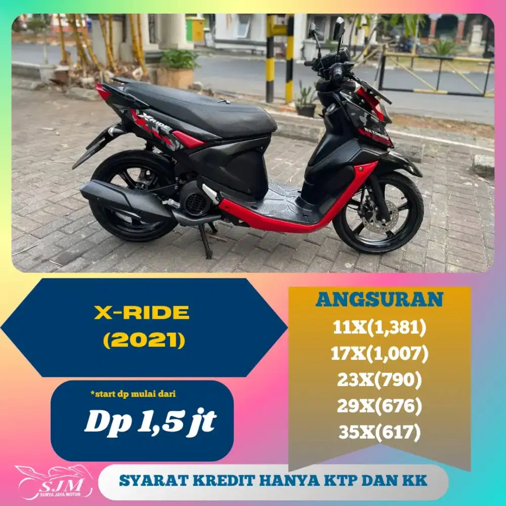 YAMAHA X-RIDE 2021 CASH & KREDIT