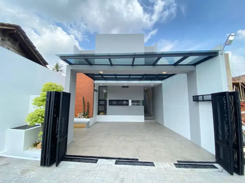 Rumah Industrial Semi Furnish Di Ngaglik Sleman! Lingkungan Nyaman Akses Jalan Lega