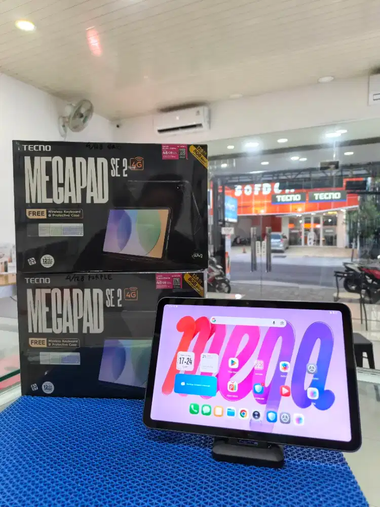 PROMO NEW MEGAPAD SE2 RAM 4/128.GRATIS FLIP COVER & KEYBOARD