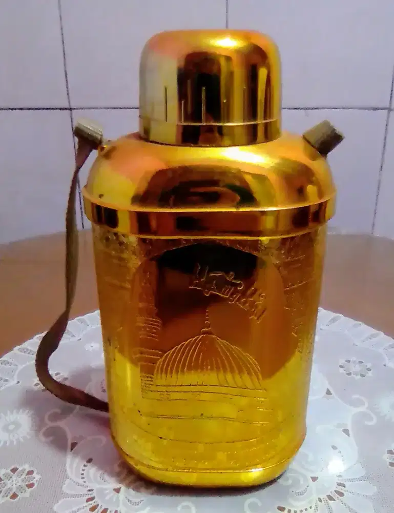 Termos Botol Minum Motif Emas Beli di Mekah Oleh-Oleh Haji Umroh