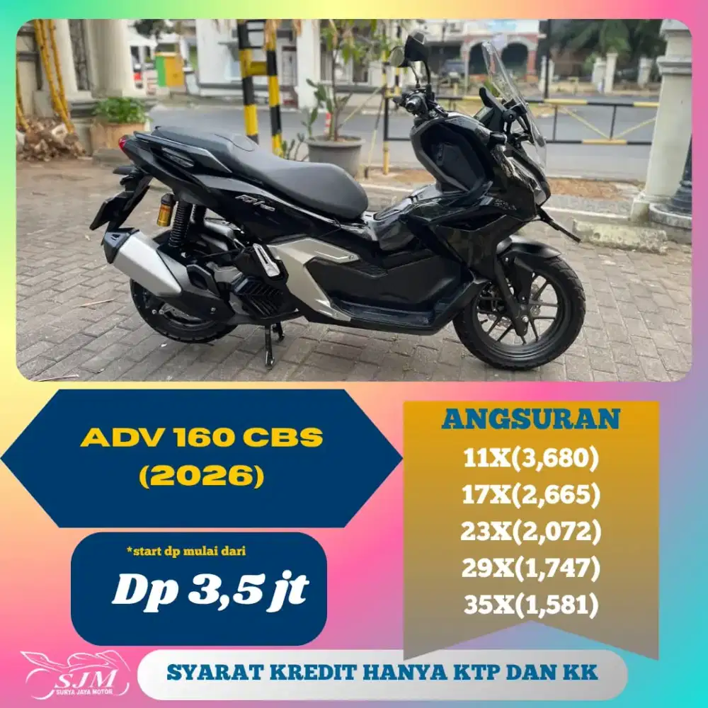 HONDA ADV 160 CBS 2026 PAJAK PANJANG