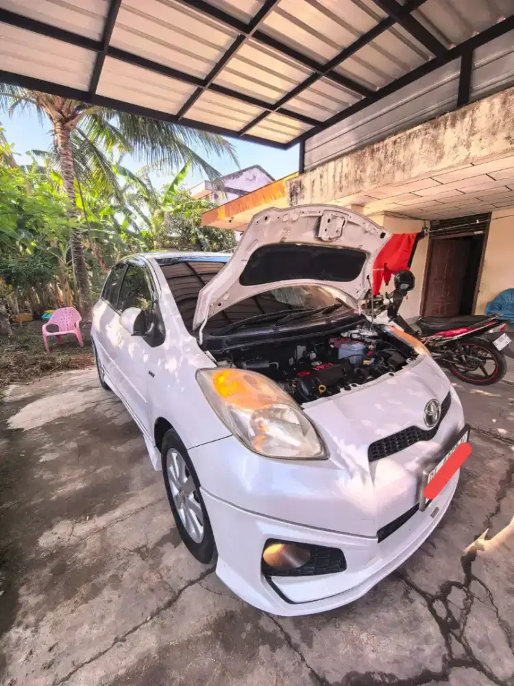 Bismillaah, dijual yaris trd sportivo tahun 2012, pemakaian 2013