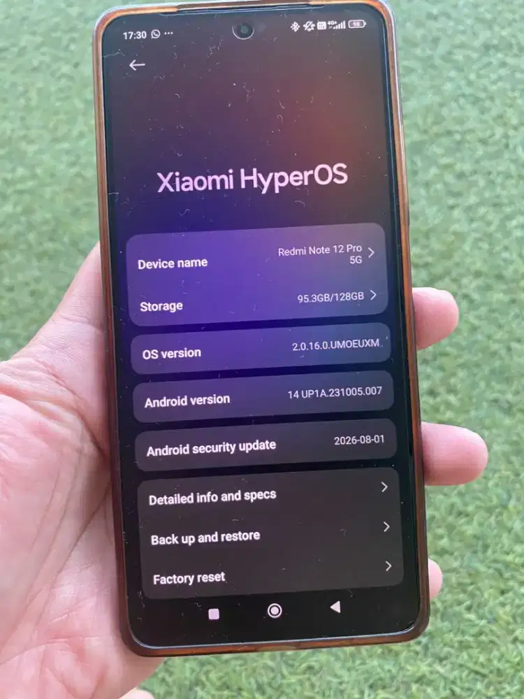 Dijual Cepat REDMI Note 12 Pro 5G 8/128