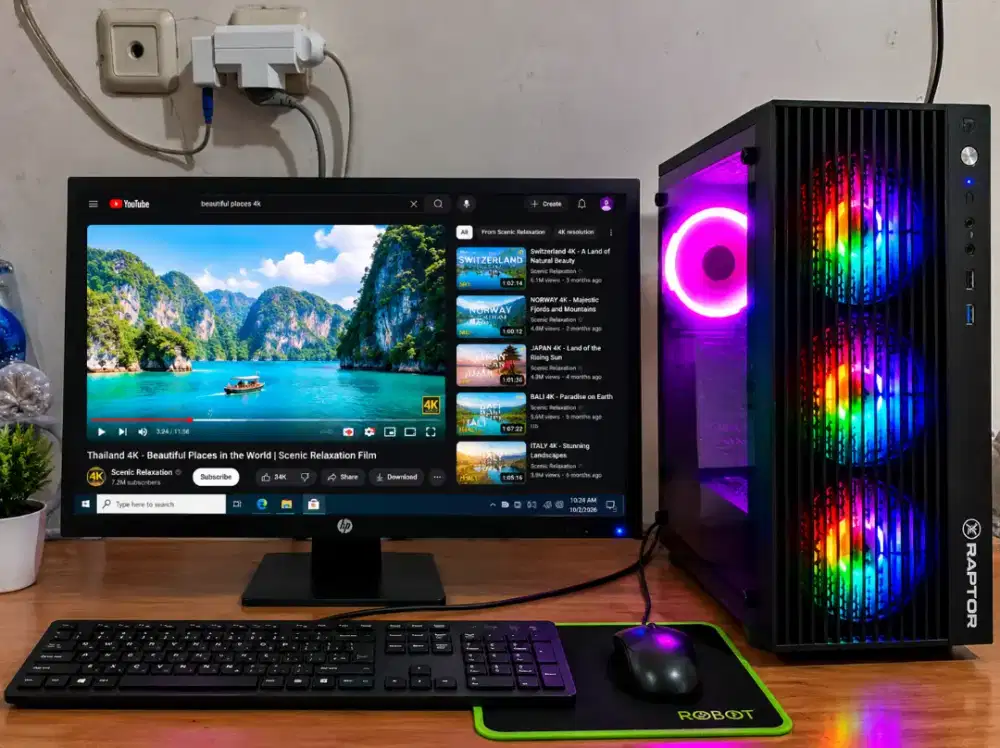 PC i5-6400 RAM 16GB SSD 256GB BARU + HDD 500GB | PSU Enlight 650W