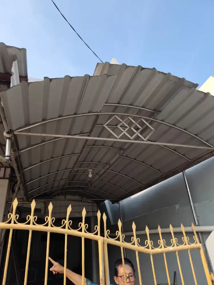 Kanopi Bekas (pasang sendiri) lengkung
