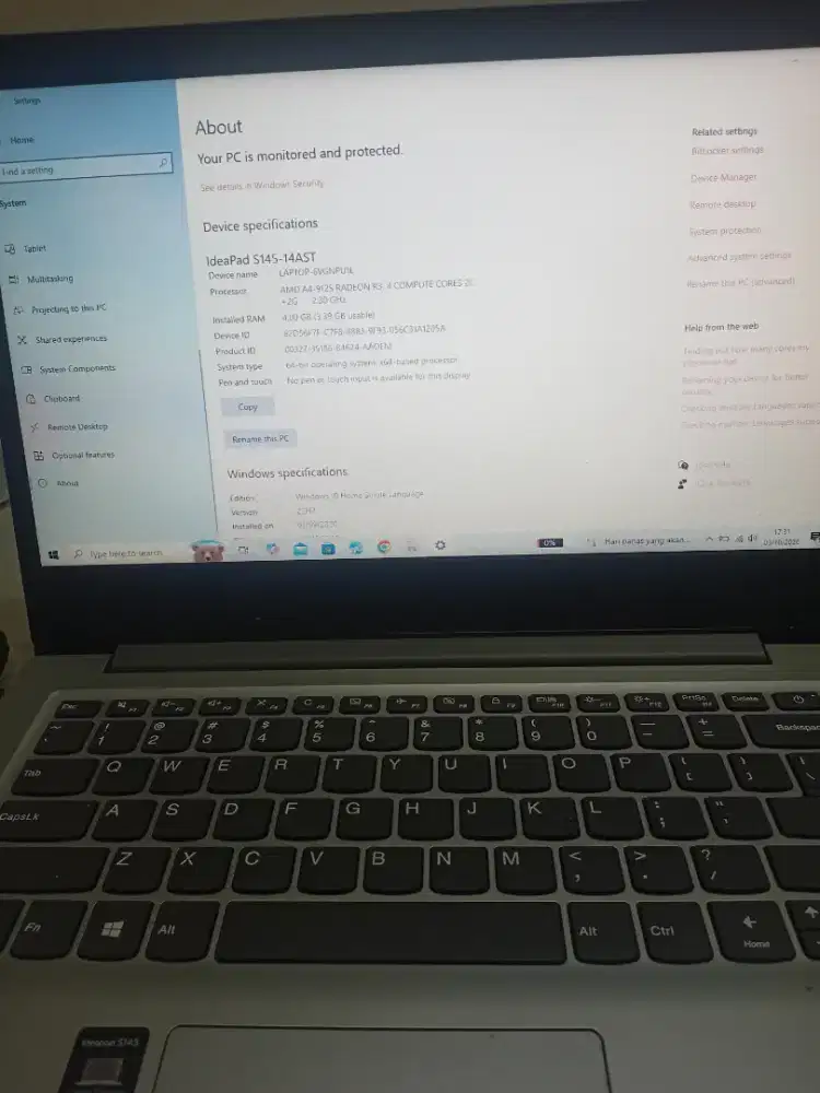 Laptop Lenovo IdeaPad S145-14AST