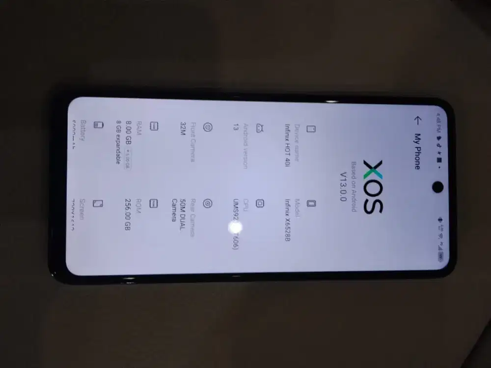 Bismillah Dijual Cepat Hp Android Infinix Hot 40i  6528
