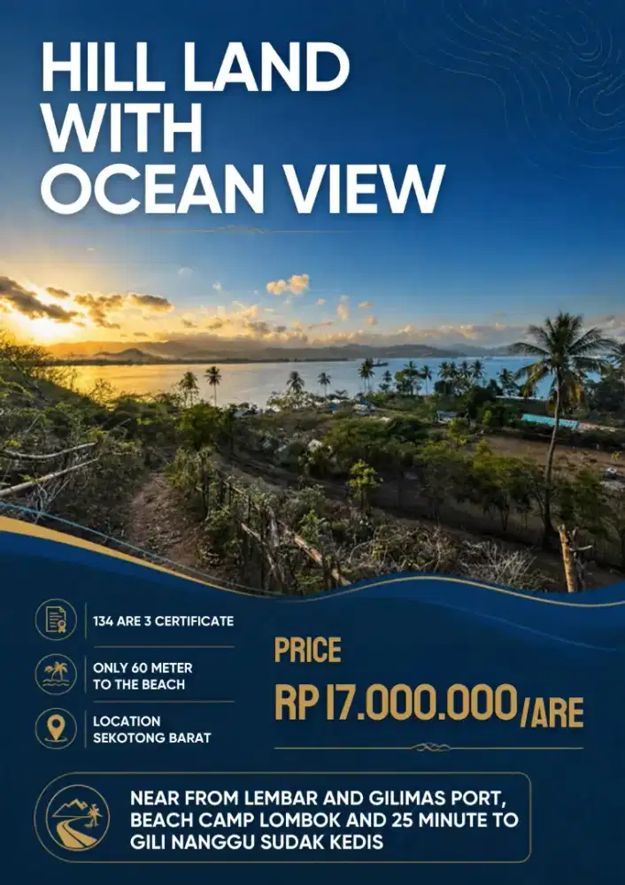Dijual Tanah Bukit