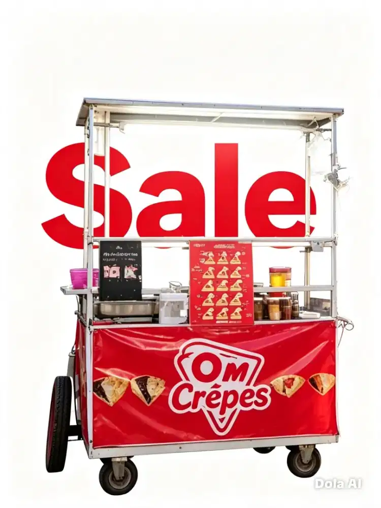 Dijual Cepat — Paket Usaha Crepes Lengkap