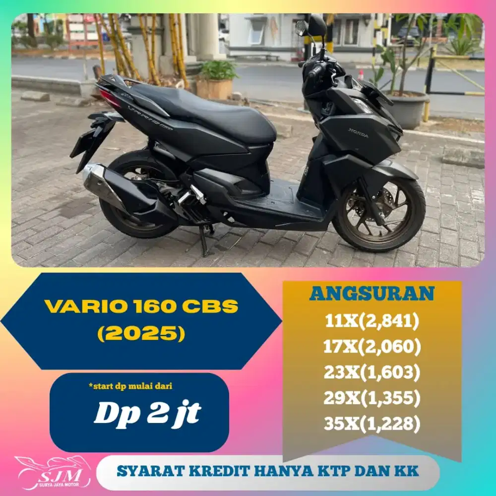 HONDA VARIO 160 ABS 2025 MESIN HALUS