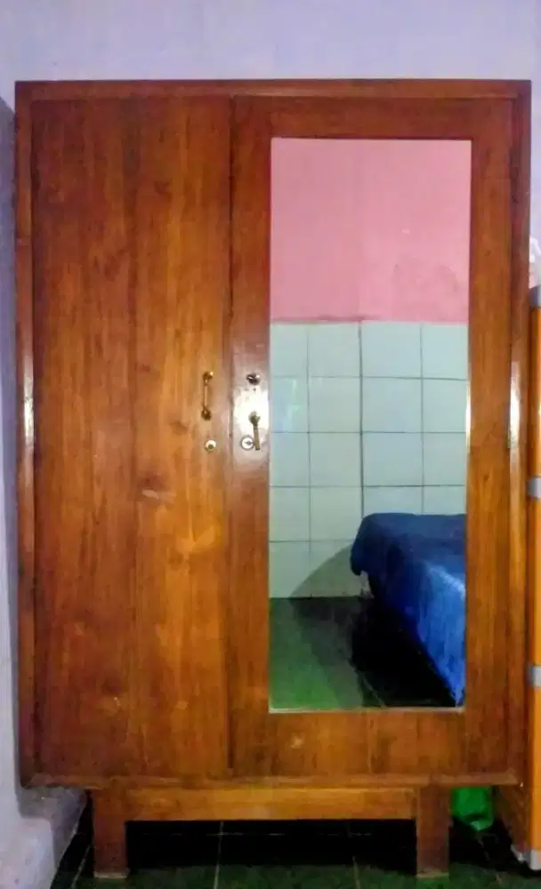 Lemari Jati Asli 2 Pintu