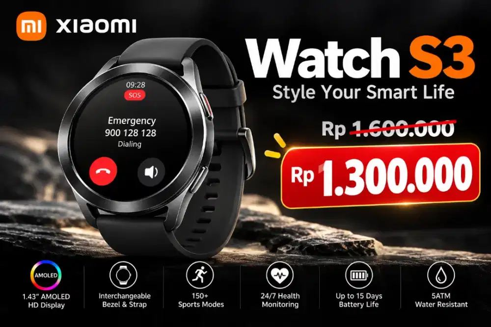Smartwatch xiaomi S3 BLACK