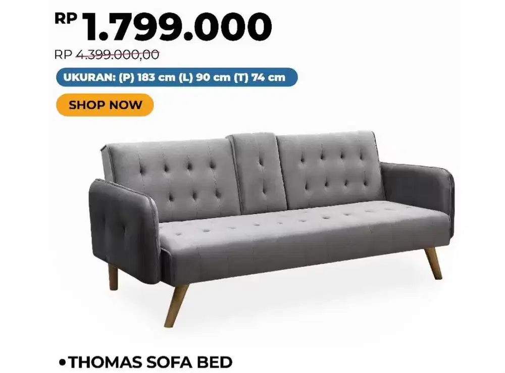 Kursi Sofa Bed Lipat
