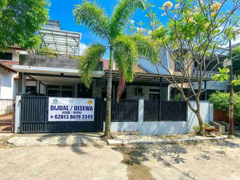 Rumah disewakan atau jual siap huni di Kranggan permai cibubur dekat toll
