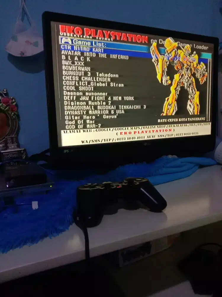 jual aja ps 2 dpt bonus stik 2(sepasang)