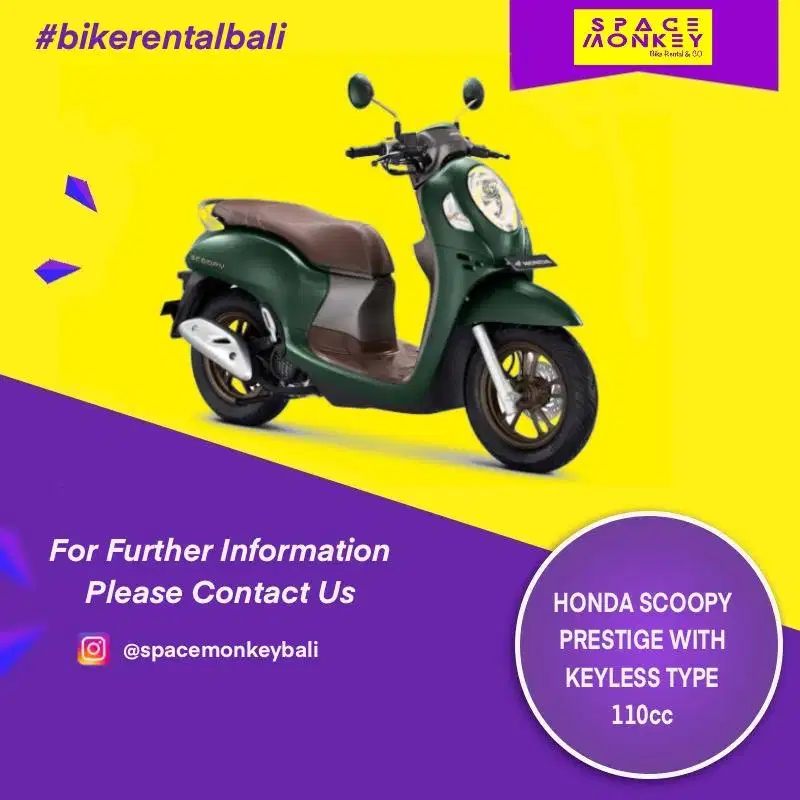 SEWA MOTOR BALI - fazzio, scoopy, lexi, pcx