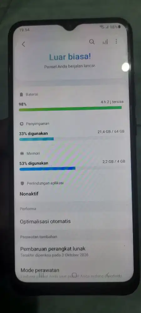 Samsung galaxy A03 ram 4/64