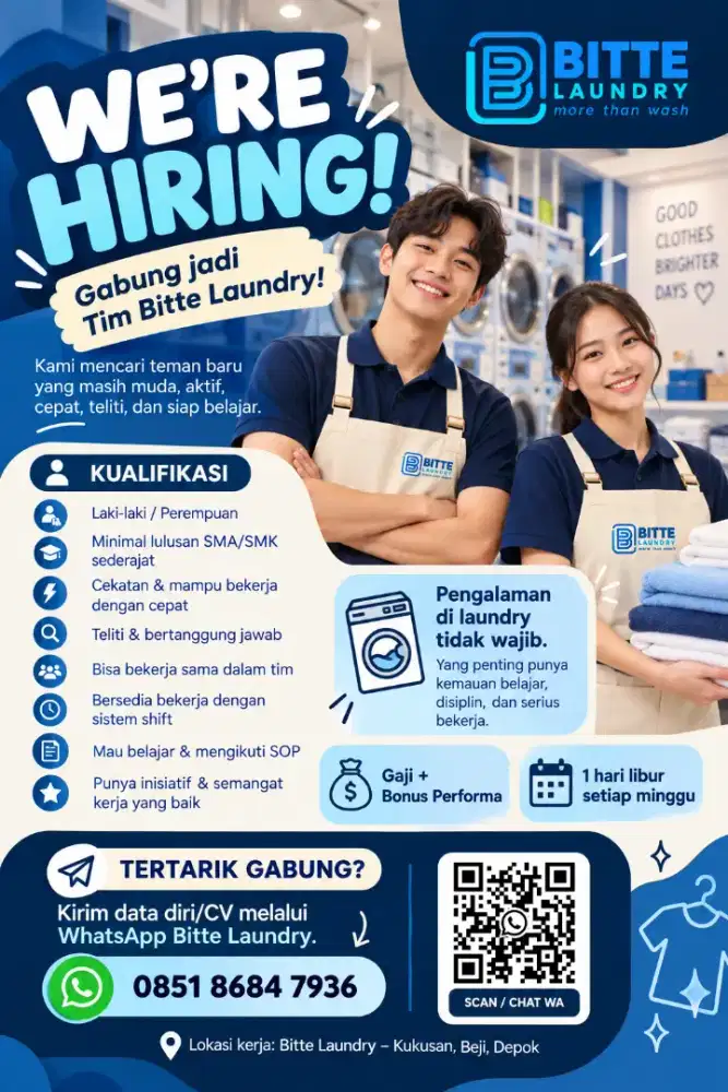 Loker Laundry Bagian Produksi