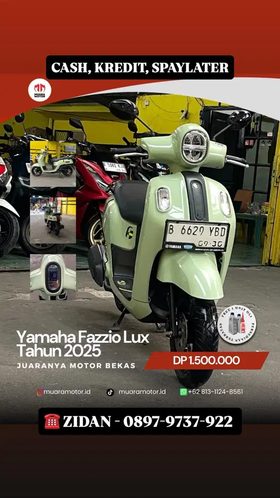 YAMAHA FAZZIO LUX 2025 SIAP PAKAI !!!