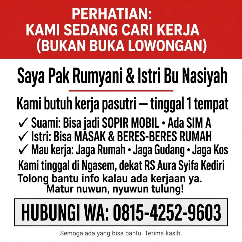 Mencari lowongan kerja