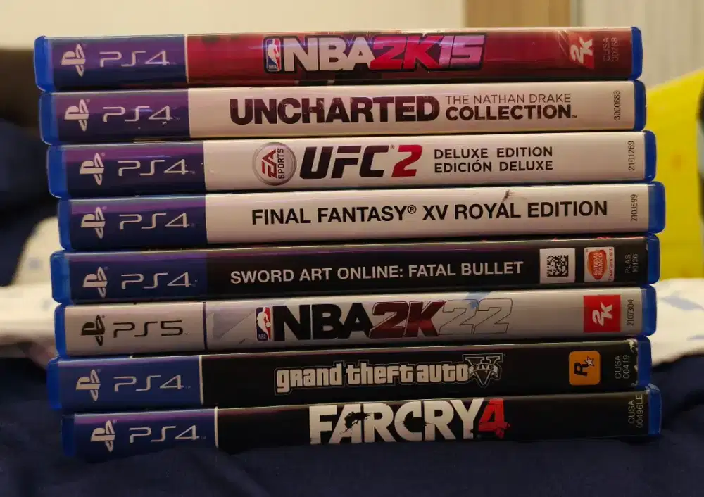 Bundle BD PS4 & PS5 - 8 Kaset