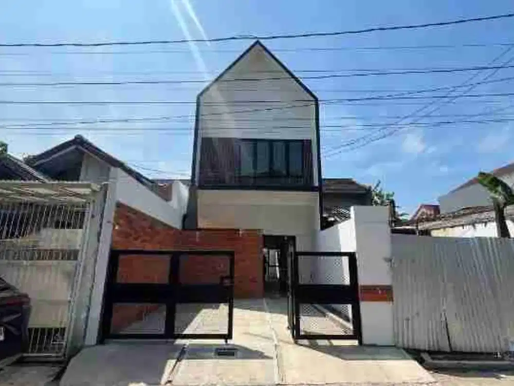 Rumah Baru Tropis Modern Scandinavian di Komplek Antapani dekat Jl Ters Jakarta 2,15 Milyar