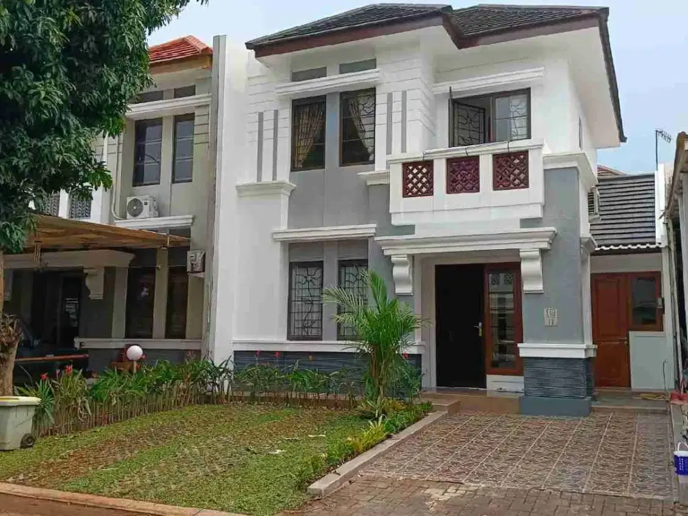 Rumah siap huni 2lantai renovasi hadap utara di the green bsd