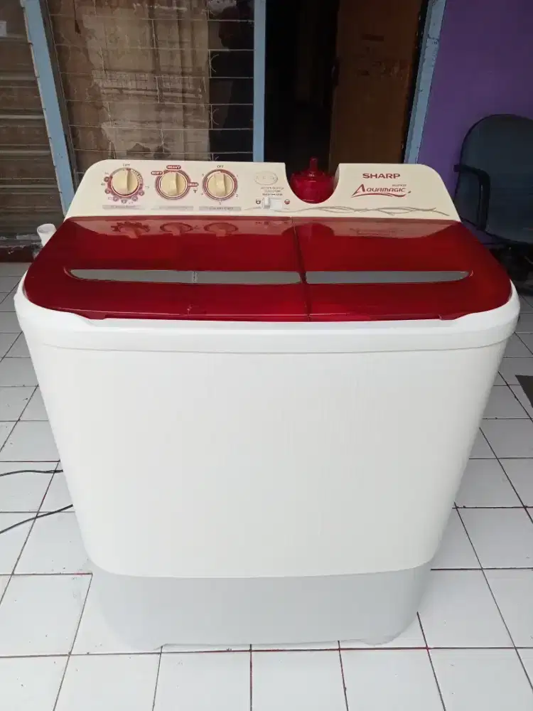 Mesin cuci SHARP JUMBO 9 kilo normal bersih Depok 2 timur