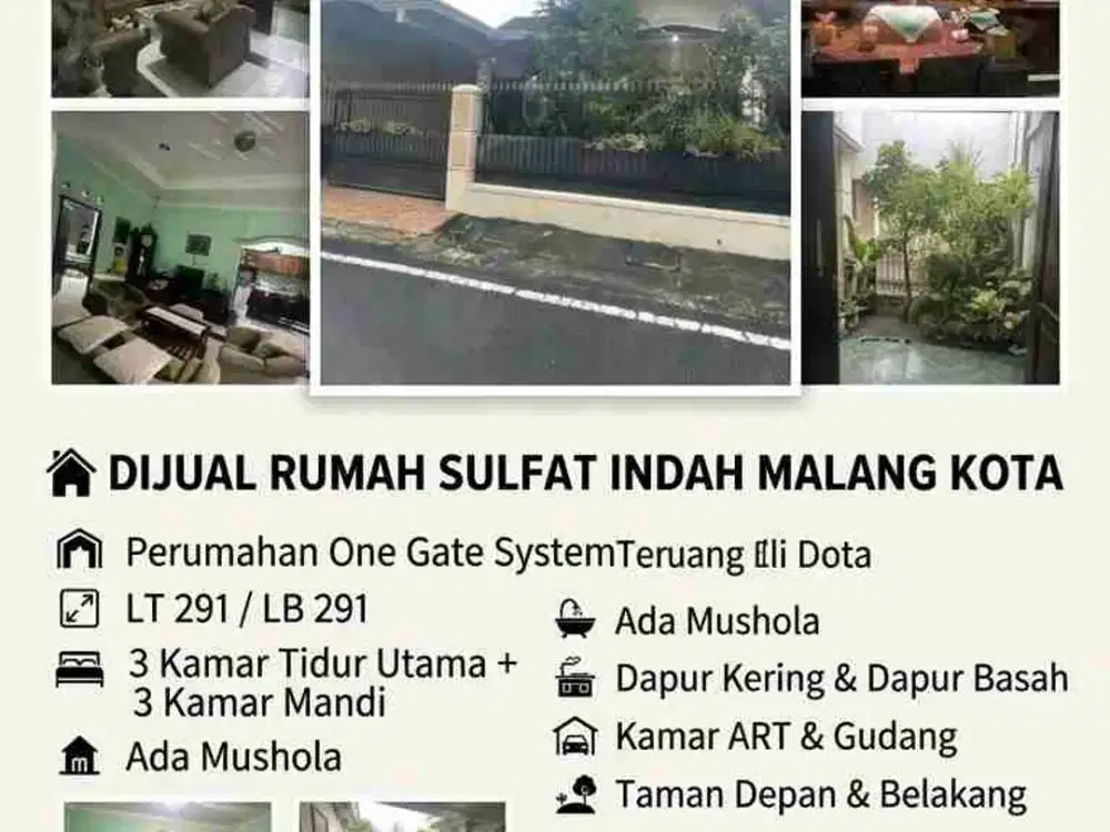 Turun Harga Rumah Sulfat Dibawah Pasaran
