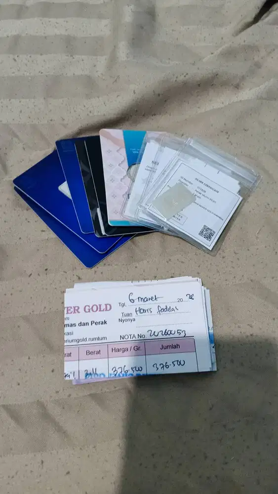 Logam Mulia Perak Asli Bersertifikat - 22.4 gram