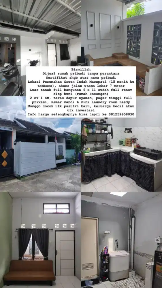 BISMILLAH DIJUAL RUMAH PRIBADI TANPA PERANTARA