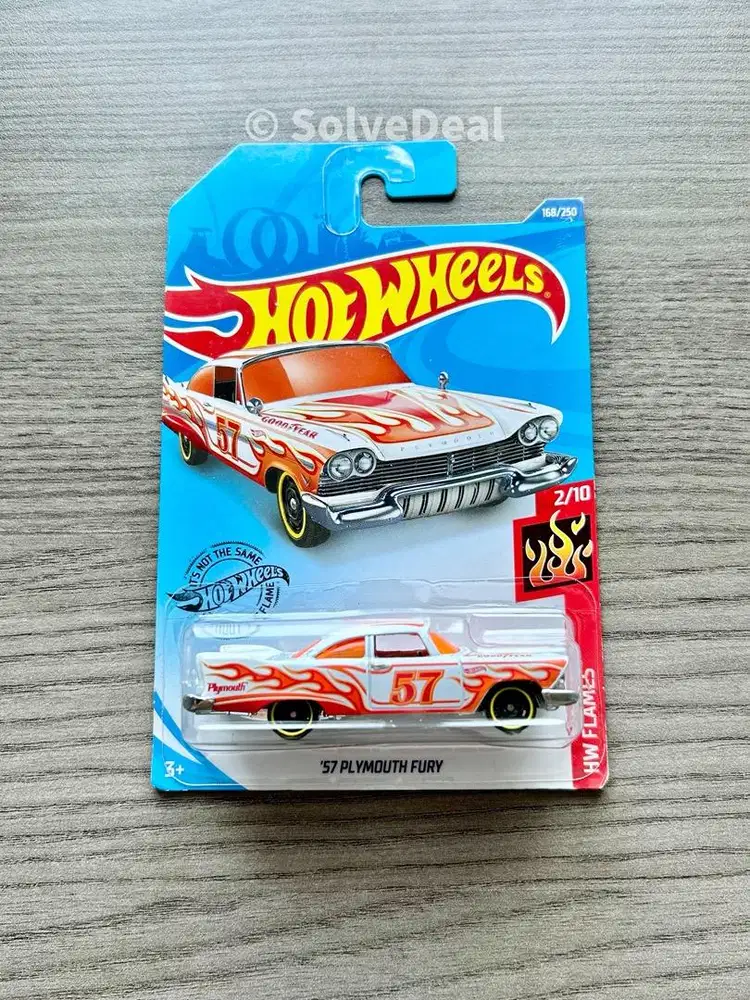 Hot Wheels 57 Plymouth Fury 2020 Gloss White