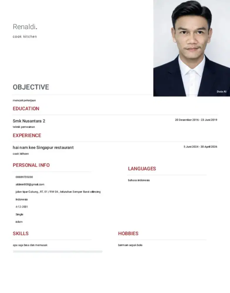 Mencari pekerjaan