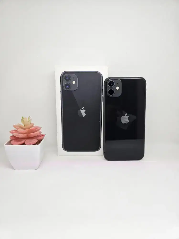 iPhone 11 64 BH 100% (Black) iBox Fullset