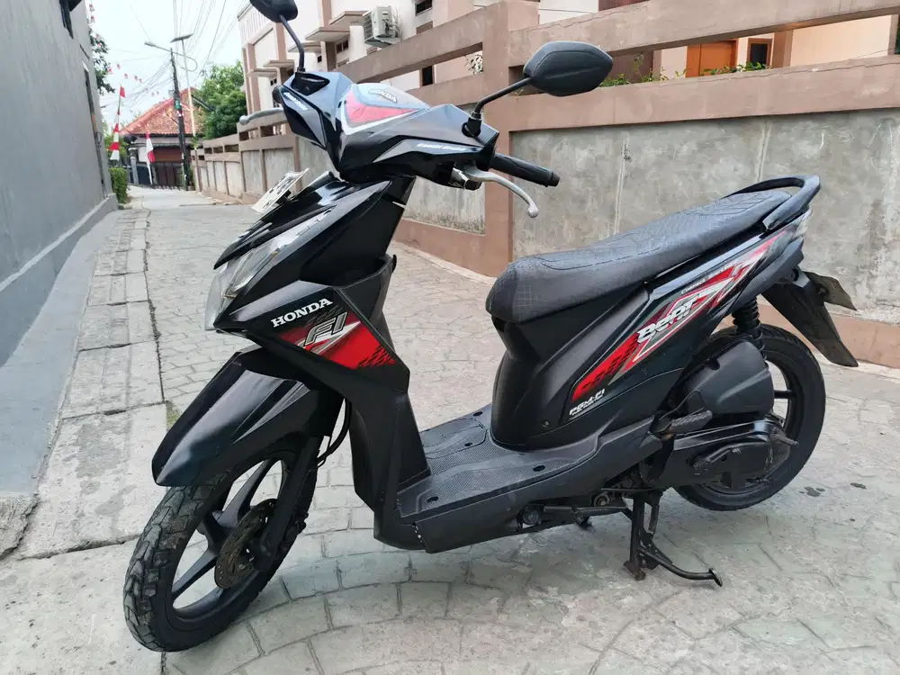 Honda beat FI 2014 stater tokcer halus mulus terawat