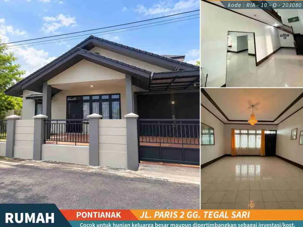 rumaj siap huni tanah lebar 18 meter paris 2 pontianak