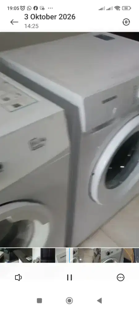Di jual satu set peralatan laundry