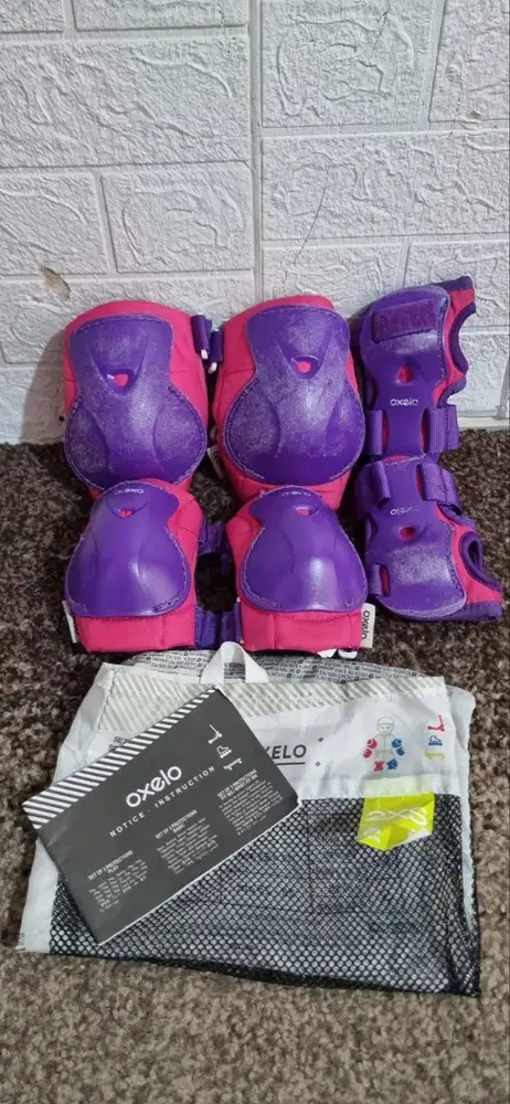 OXELO dekker Pelindung Lutut lengan pergelangan tangan sepatu roda