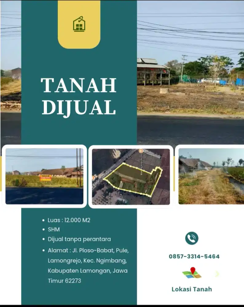 Tanah Dijual Cepat