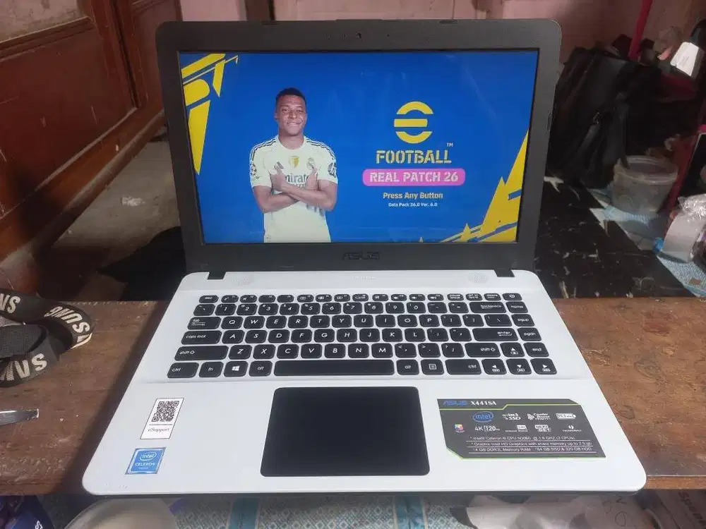 ASUS X441S intel RAM 4 GB SSD+HDD FULLGAMES