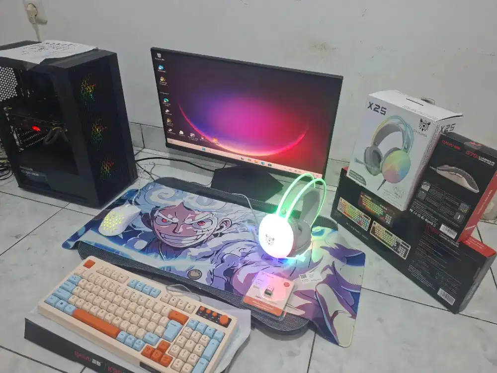 TERMURAH Pc Gaming Pc Fullset Pc Live Streaming Core i3 gen 9 rx 580