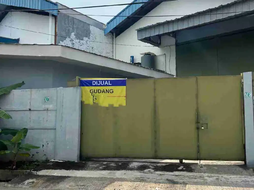 Dijual Gudang Kosambi Permai Dadap Tangerang Akses Kontainer 40ft One Gate Security SHGB