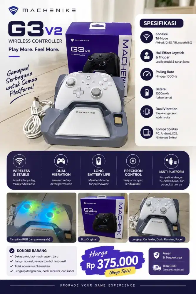MACHENIKE G3 V2 WIRELESS CONTROLLER
