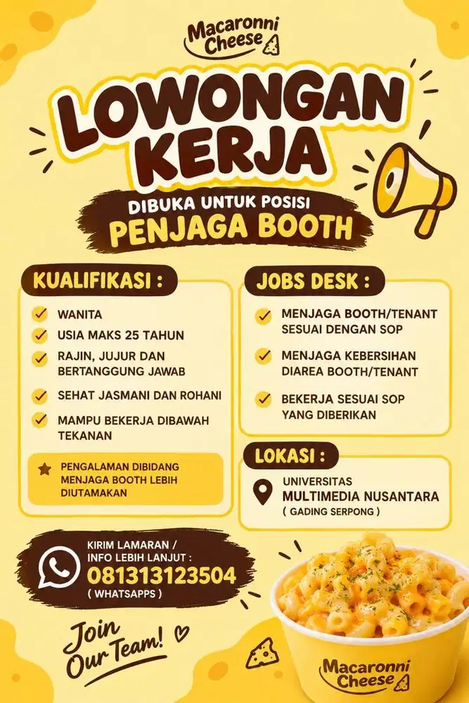 PENJAGA TENANT KANTIN DI UNIVERSITAS UMN
