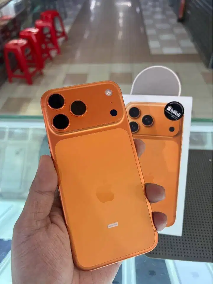 Iphone 17 Promax 256 GB IBOX (OREN) Like New (Belum Genap 2 Bulan Paka