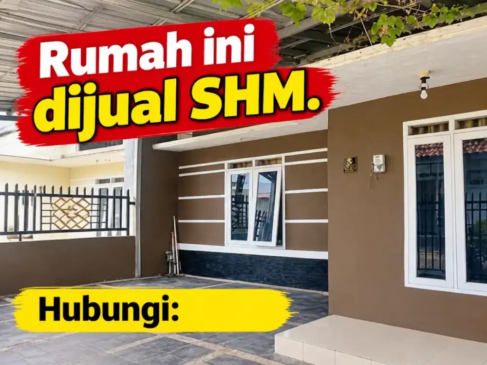 JUAL RUMAH SHM  STRATEGIS ATAU DI SEWAKAN