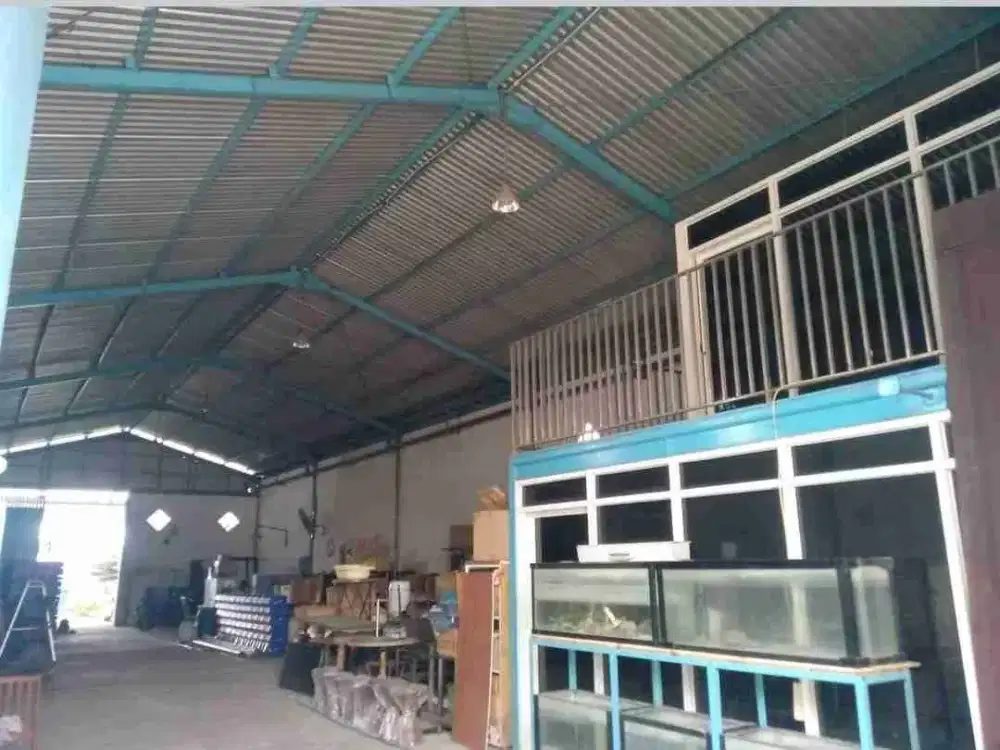 Dijual Gudang Di Bangsal Mojokerto. Lokasi Strategis, Akses Kontainer 40 Ft
