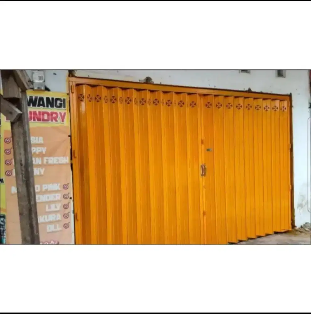 Pintu Harmonika Harga Permeter, Pintu Ruko, Folding Gate, Rolling door
