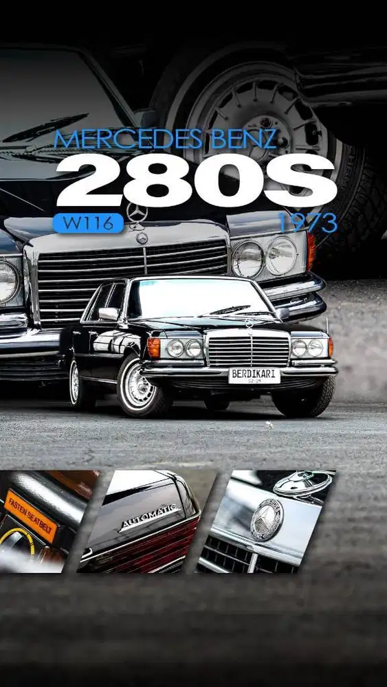 Mercedes Benz 280S Barong Automatic W116 1973