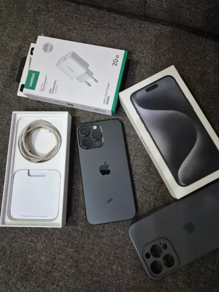Iphone 15 Pro Max 256 GB Fullset Resmi iBox